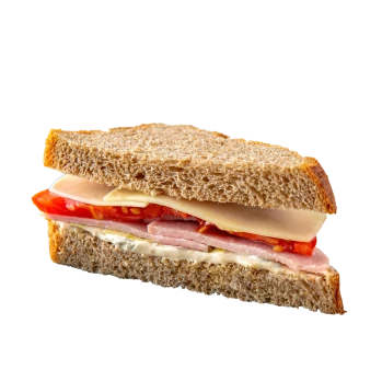 Ham club sandwich